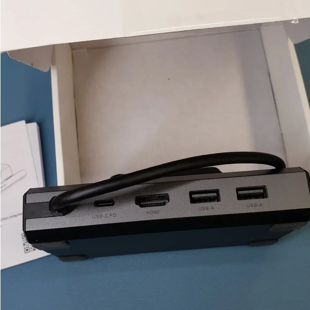 JSAUX Docking Station fits Steam Deck 5-in-1 Dock USBC HDMI Network Type C.
